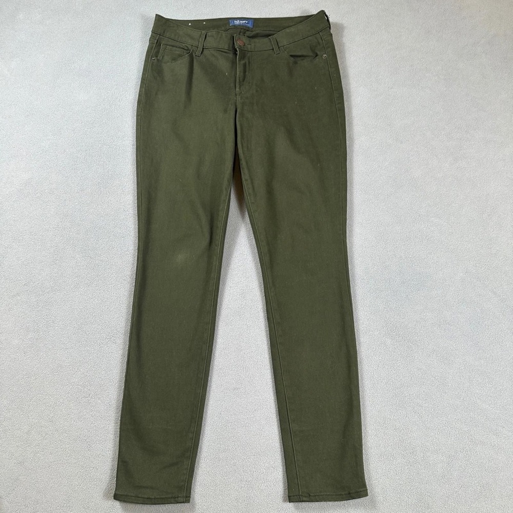 Old Navy Rockstar Mid-Rise Skinny Pants Olive Green Womens Size 10 Regular